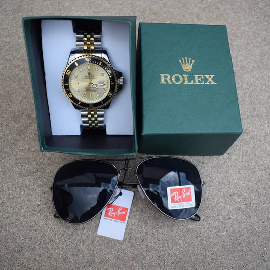 RELOJ ROLEX SUBMARINE + GAFAS RAYBAN