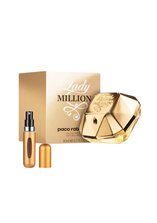 Lady Million Rabanne + Perfumero + Envío GRATIS