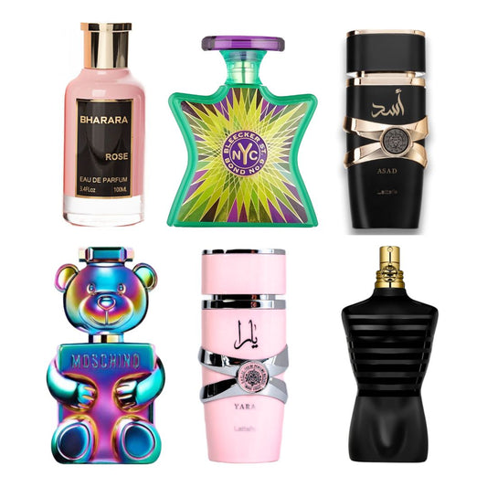 KIT NOV OFERTA 6 PERFUMES SHOP MG